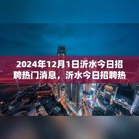 沂水今日招聘热门消息详解,最新招聘信息一网打尽(2024年12月1日)