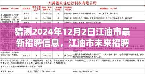 揭秘江油市未来招聘趋势,展望2024年最新招聘信息及其深远影响