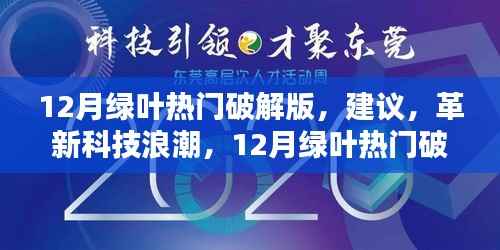 揭秘犯罪风险，12月绿叶热门破解版智能产品体验报告与革新科技浪潮背后的警示