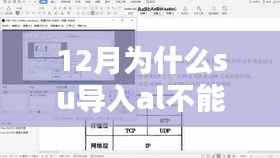 SU导入AL无法实时填色问题解析及解决方案(12月版)