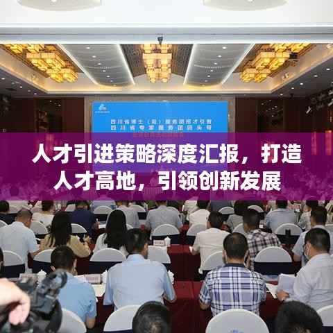 人才引进策略深度汇报,打造人才高地,引领创新发展