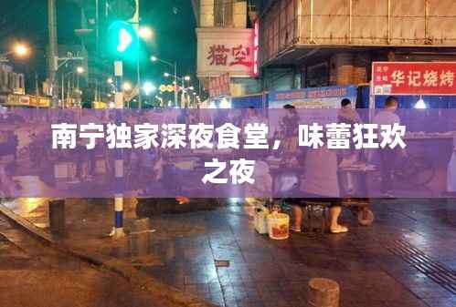 南宁独家深夜食堂,味蕾狂欢之夜