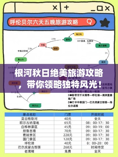 根河秋日绝美旅游攻略,带你领略独特风光!