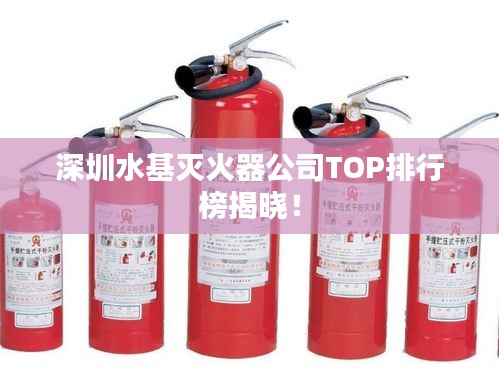 深圳水基灭火器公司TOP排行榜揭晓！